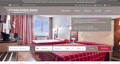 Desktop Screenshot of andorracenterhotel.com